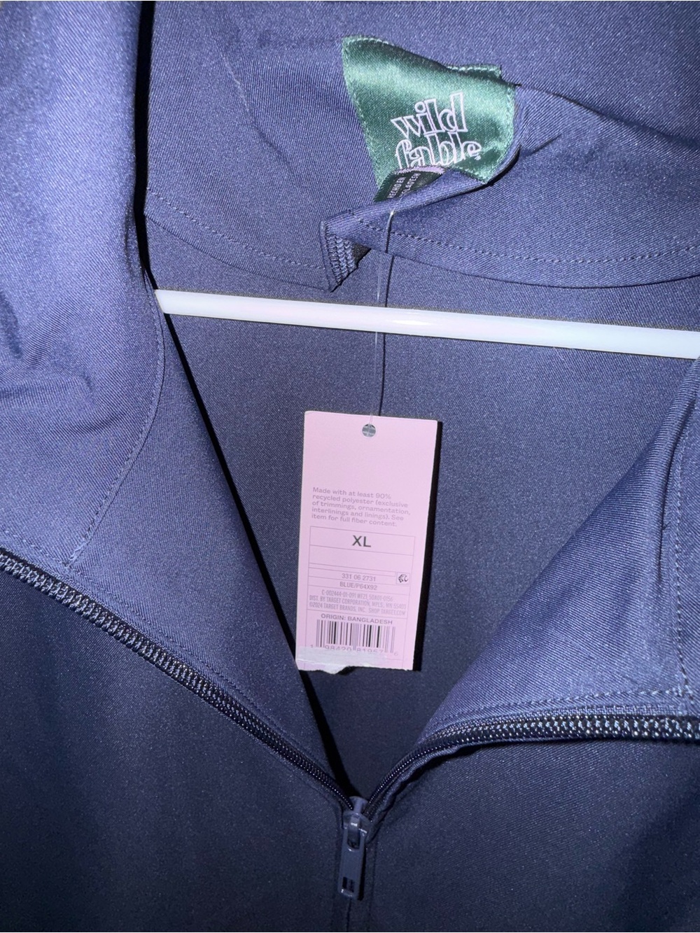 Wild Fable Navy Blue Zip-Up Jacket